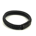 Bracciale in Corda di Pelle Nera II