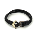 Bracciale in pelle con ancora
