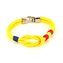 Bracciale Nodo Giallo con Bandiera Spagna