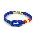 Bracciale Nodo Blu con Bandiera Spagnola